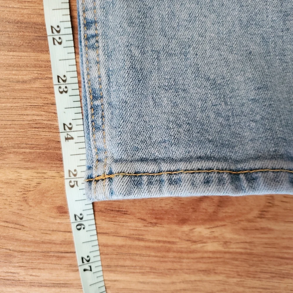 Denim&Co Cropped Jeans Size 4 Button Fly